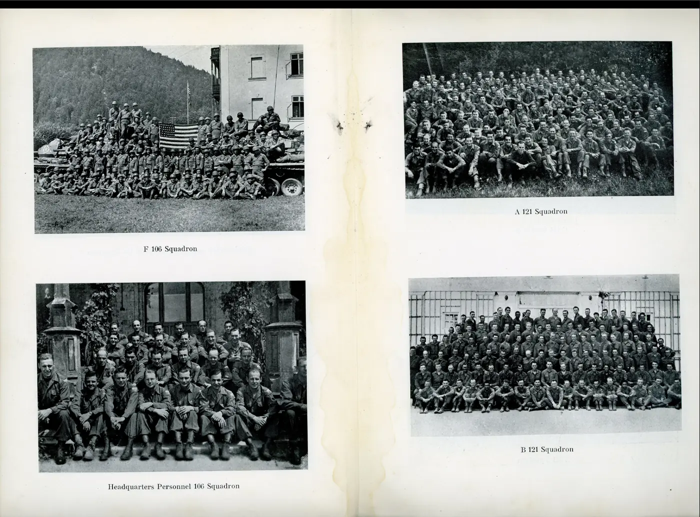 Group portrait — F Company, 106 Squadron